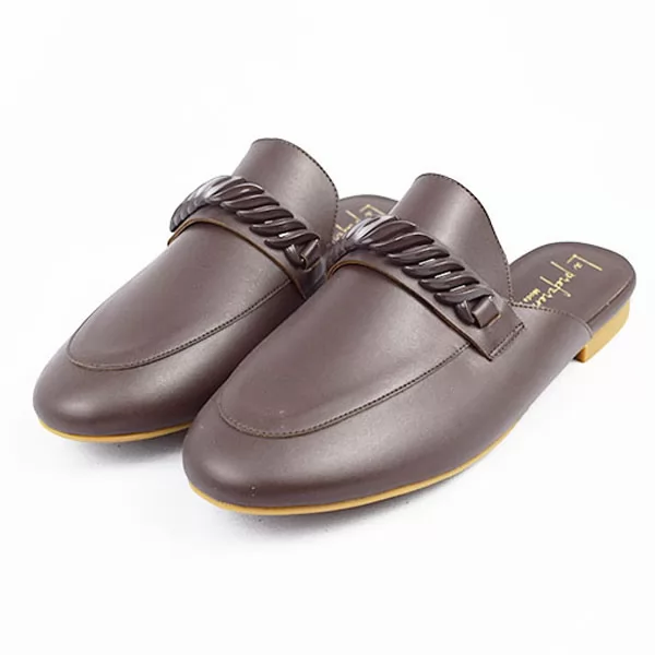 Mule pour femme 200 Marron cuir .......... sandale médicale femme confortable Maroc